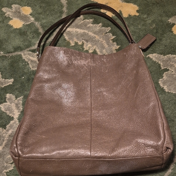 Coach Handbags - Classic Leather Tote Bag in Brown
